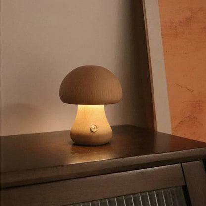 Natural Tabletop Mushroom Night Light - Fesara