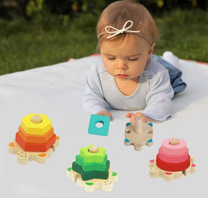 Fun Educational Wooden Stacking Toy