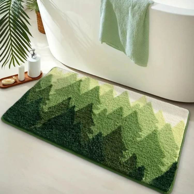 Soft Plush Bathroom Floor Mat - Fesara