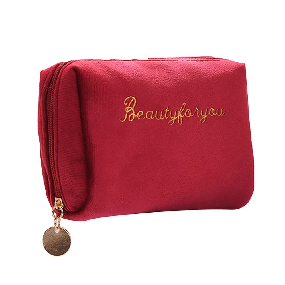Luxurious Soft Makeup Pouch