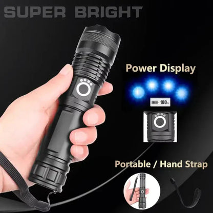 Bright 90000 Lumens LED Flashlight