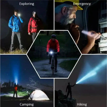 Bright 90000 Lumens LED Flashlight