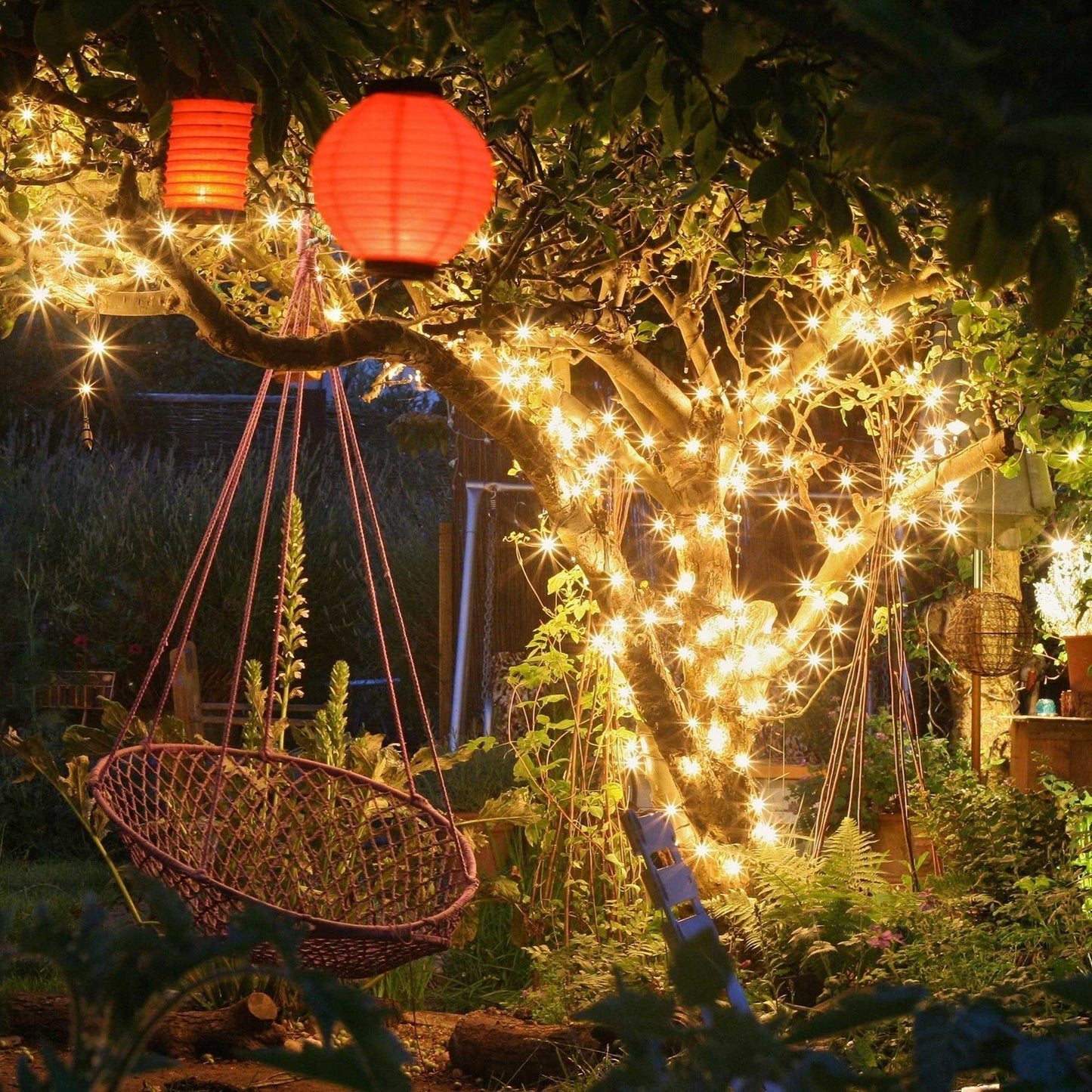 Outdoor Solar Powered Fairy String Lights