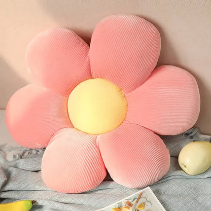 Soft Floral Pattern Chair Cushion