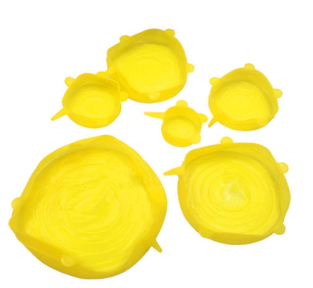 Fesara | Airtight Silicone Kitchen Storage Lids (6 Pack)