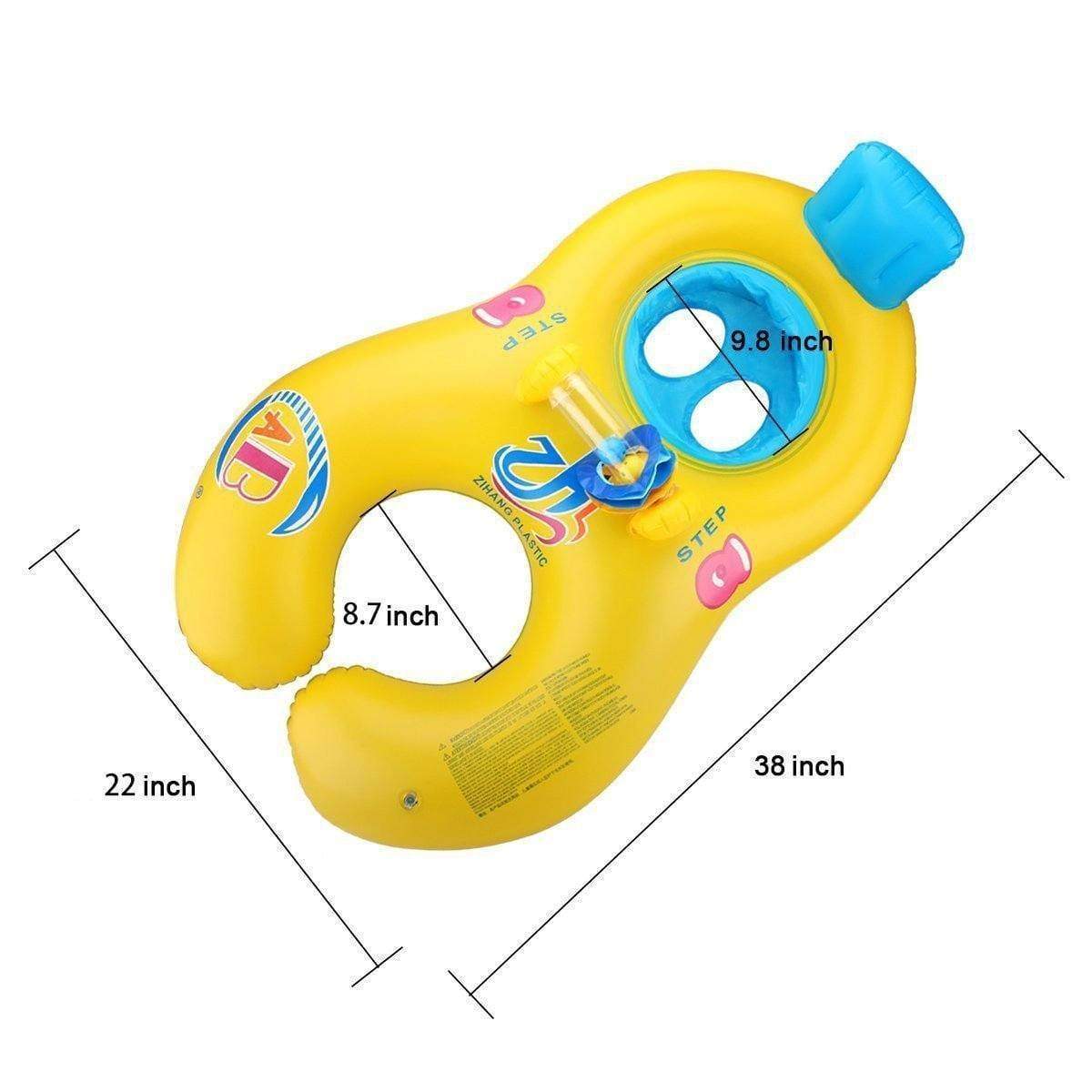 Fun Kids Pool Float for Mom and Baby