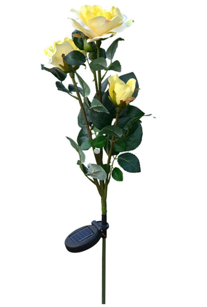 Colorful Solar Powered Rose Lights