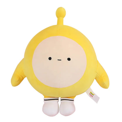 Cuddly Plush Egg Pillow for Sleep and Relaxation