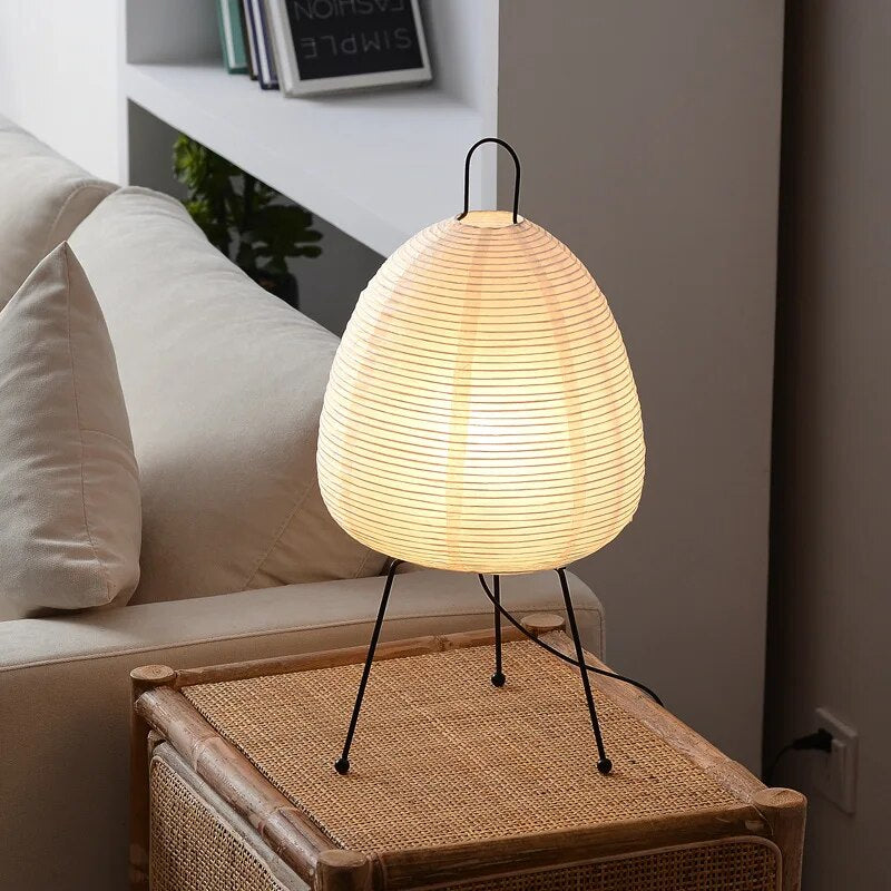 Elegant Asian Paper Table Lamp