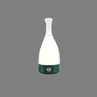 Elegant Glass Wine Bottle Desk Lamp