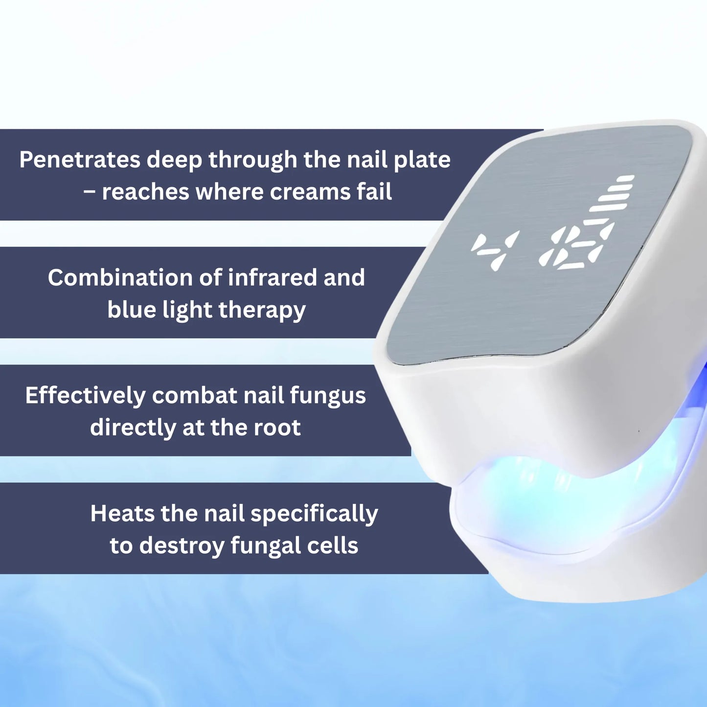 Compact Home Nail Fungus Removal Laser Device