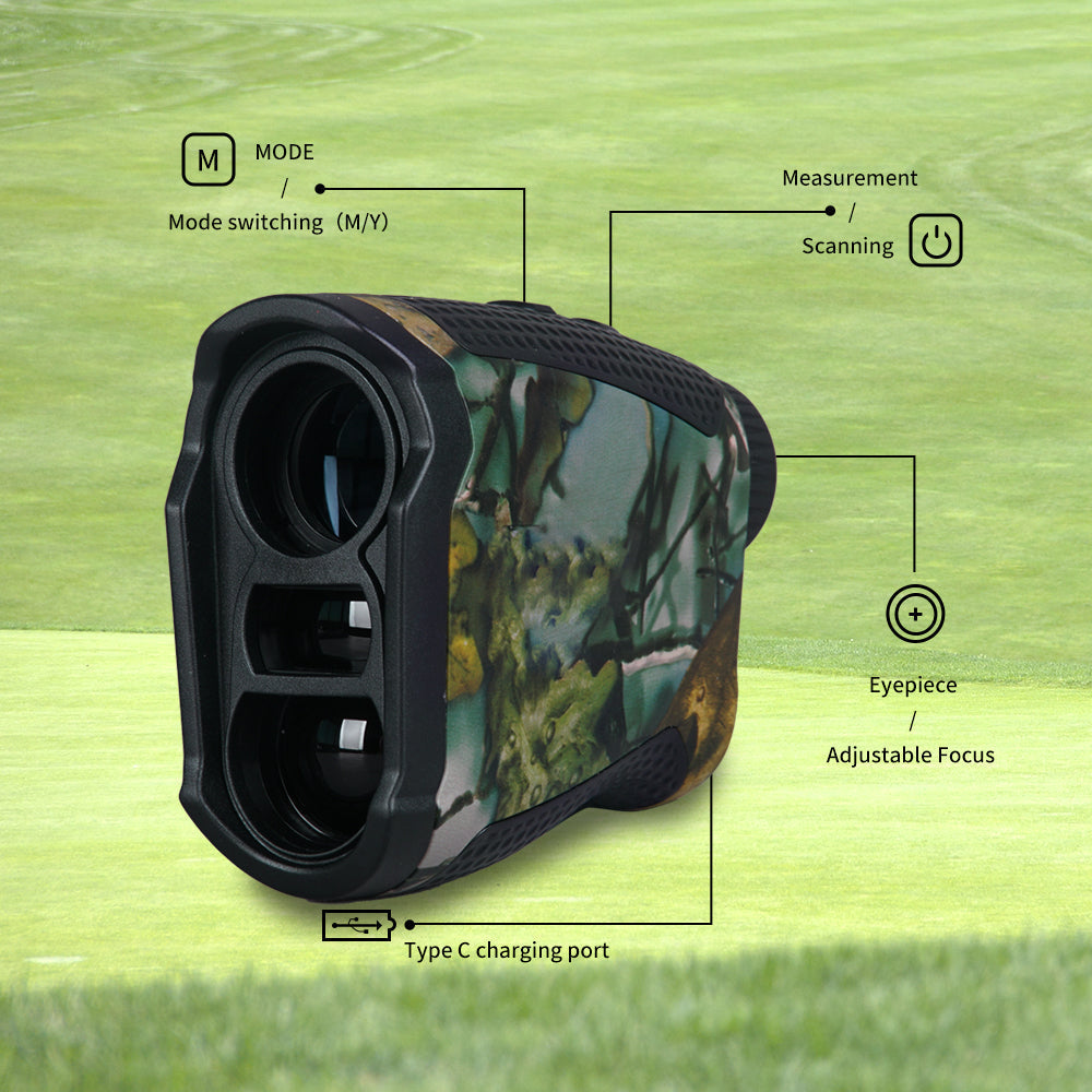 Compact Laser Distance Meter 1000m Waterproof Outdoor Ranger