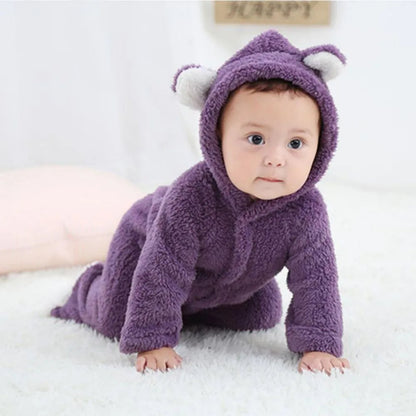 Adorable Infant Bear Romper Suit