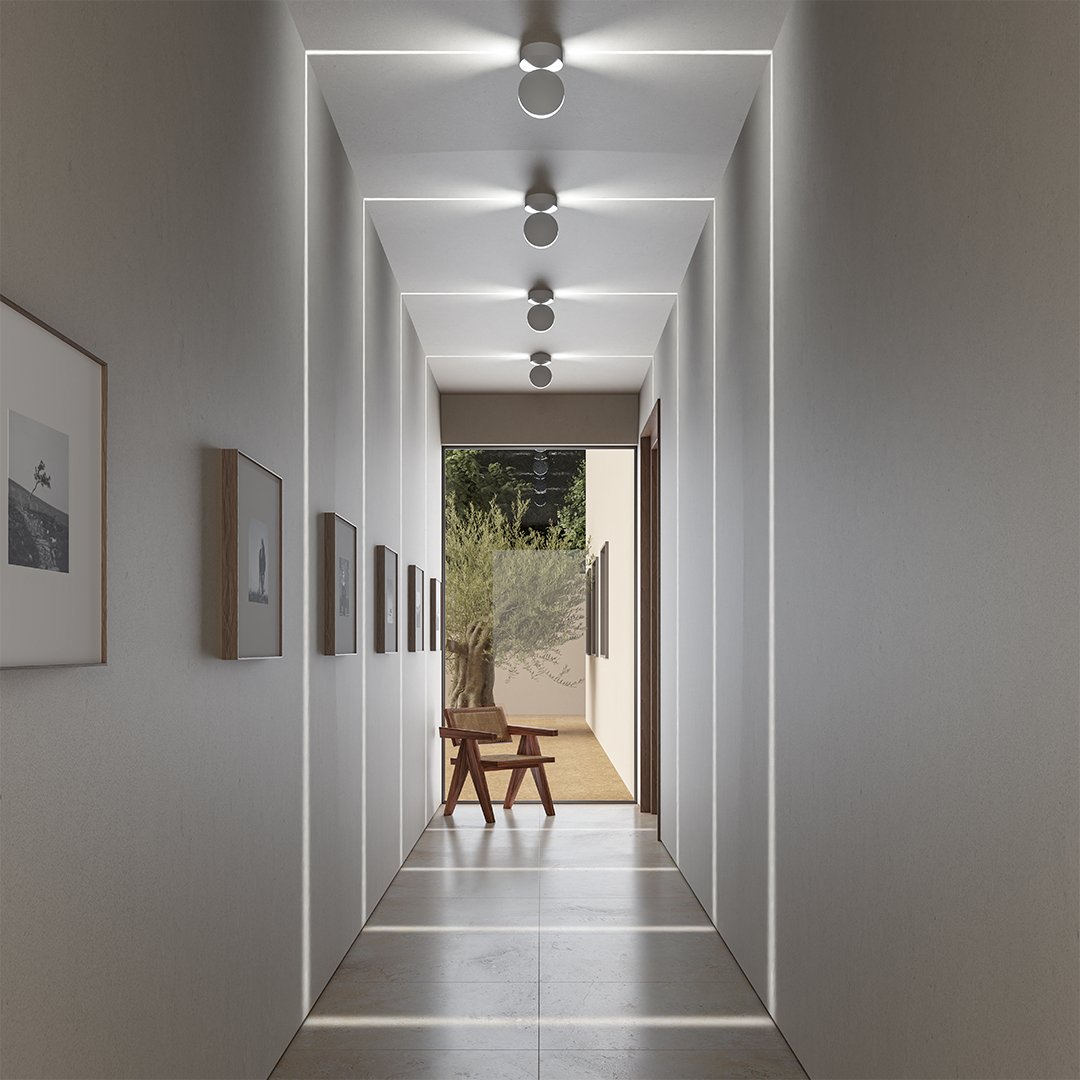 Colorful LED Wall Lamp with Changing Lights - Fesara