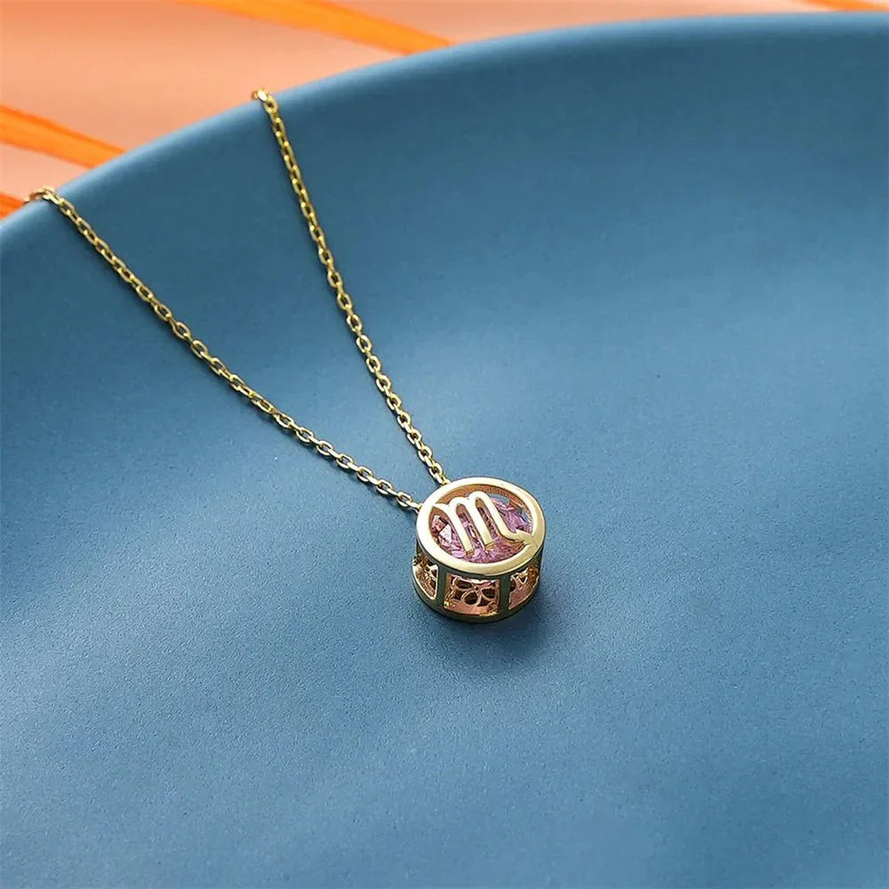 Cute Zodiac Symbol Pendant Necklace