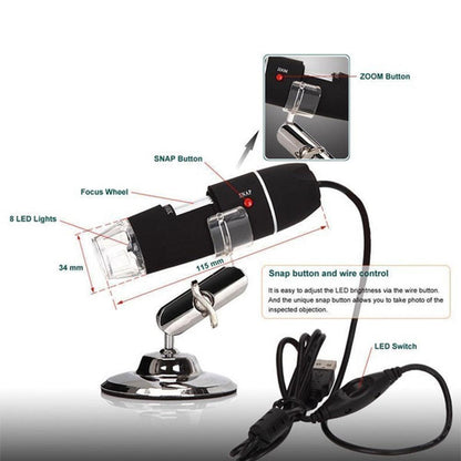 High Definition Zoom Digital Microscope Camera